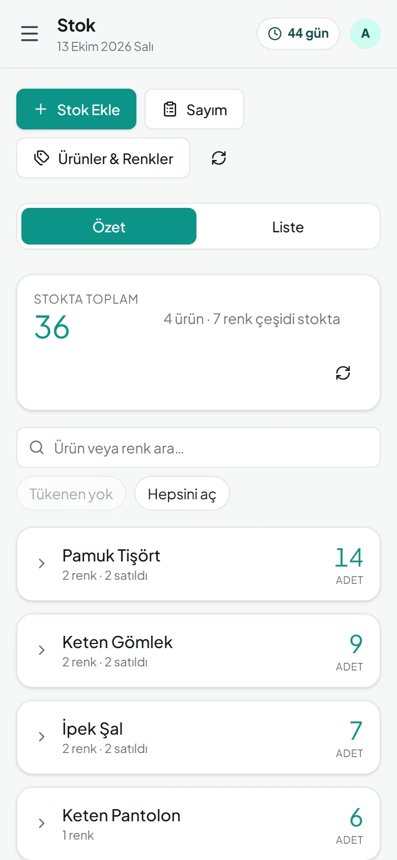 Dubsar — Stok